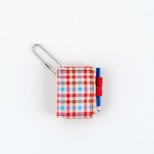 Hobonichi Mini Keychain - Bright Plaid