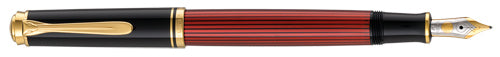 Pelikan Souverän M600 Series Fountain Pen - Black/Red