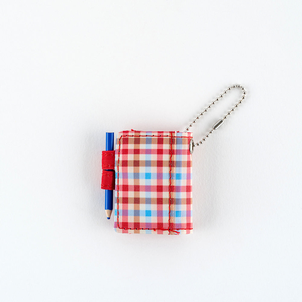 Hobonichi Mini Keychain - Bright Plaid
