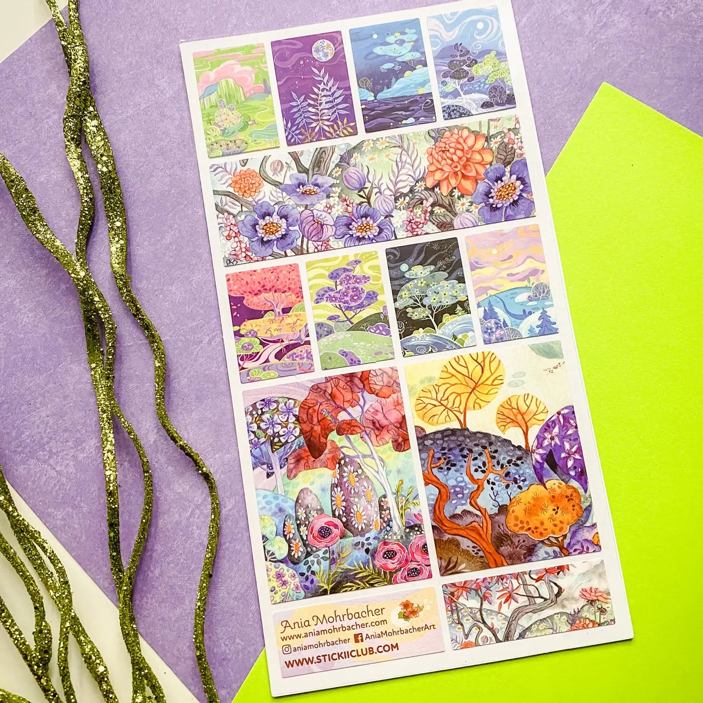 Faire Stickii Sticker Sheet - Enchanted Forests