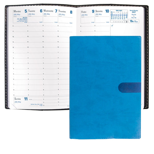 Quo Vadis 2027 Business Weekly Planner - Texas Blue