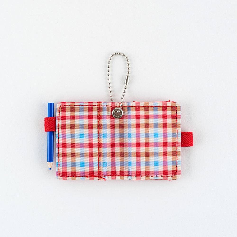 Hobonichi Mini Keychain - Bright Plaid