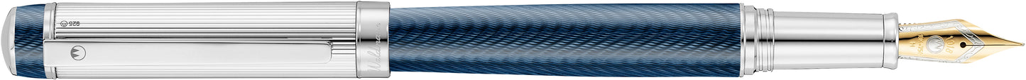 Waldmann Grandeur Fountain Pen - Ocean Blue