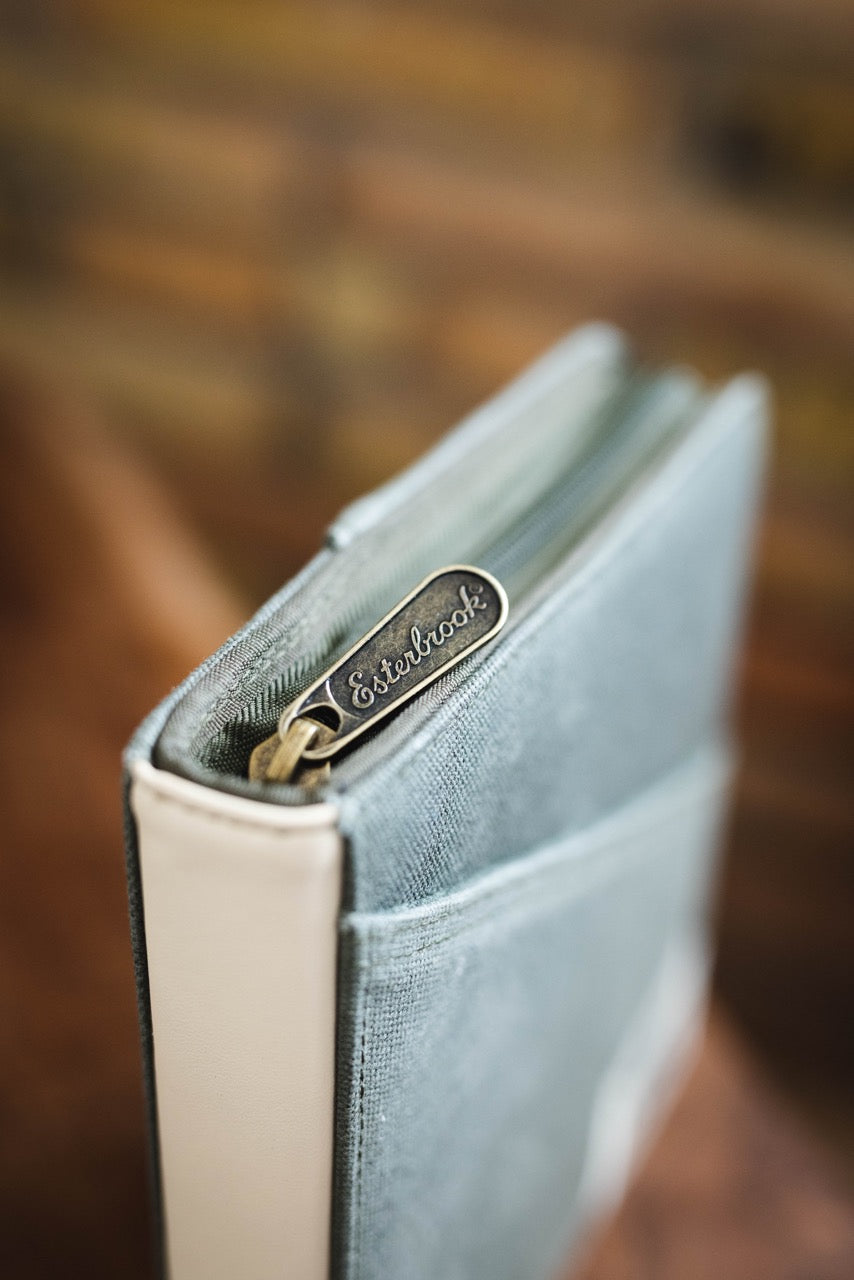 Esterbrook 20 Pen Zipper Pen Case - Army Green