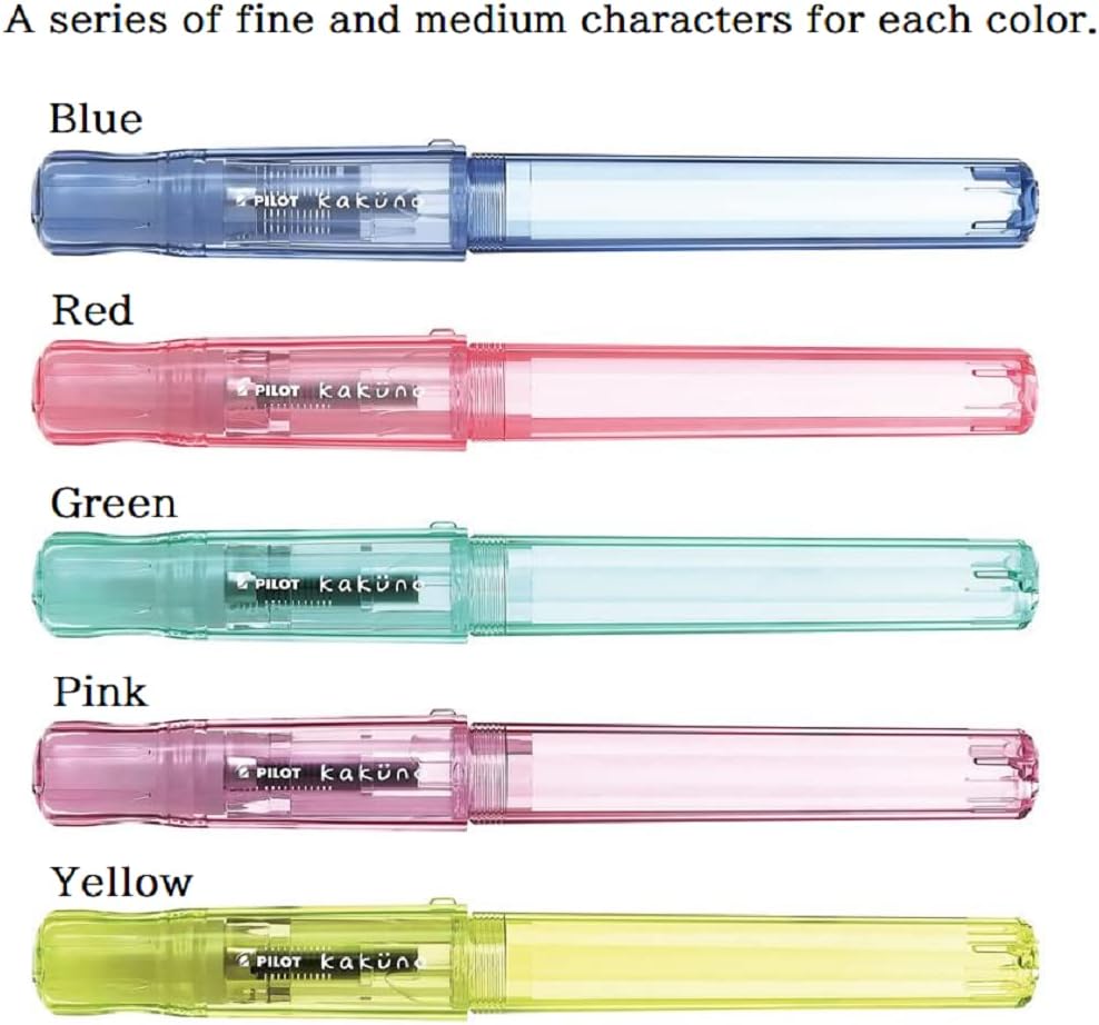 Pilot Kaküno Fountain Pen - Family Series Boy  Translucent Aqua (Fine)