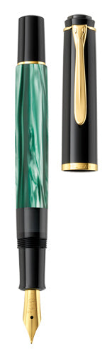 Pelikan Classic M200 Fountain Pen - Green Marble