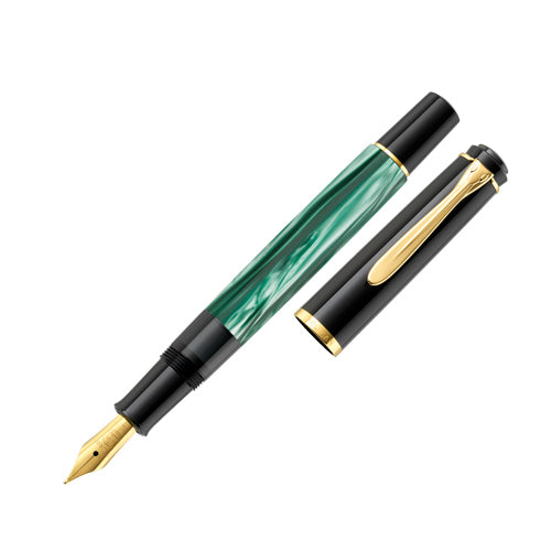 Pelikan Classic M200 Fountain Pen - Green Marble