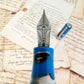 Pre-Owned Visconti Woodstock Love & Mud Fountain Pen 14K M