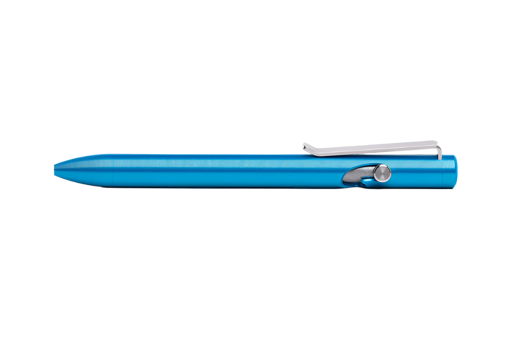 Tactile Turn Short Aluminum Bolt Action Pen - Turquoise