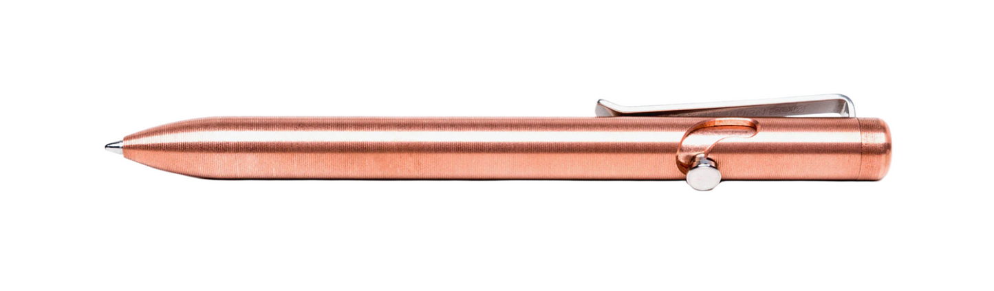 Tactile Turn Short Bolt Action Pen - Copper