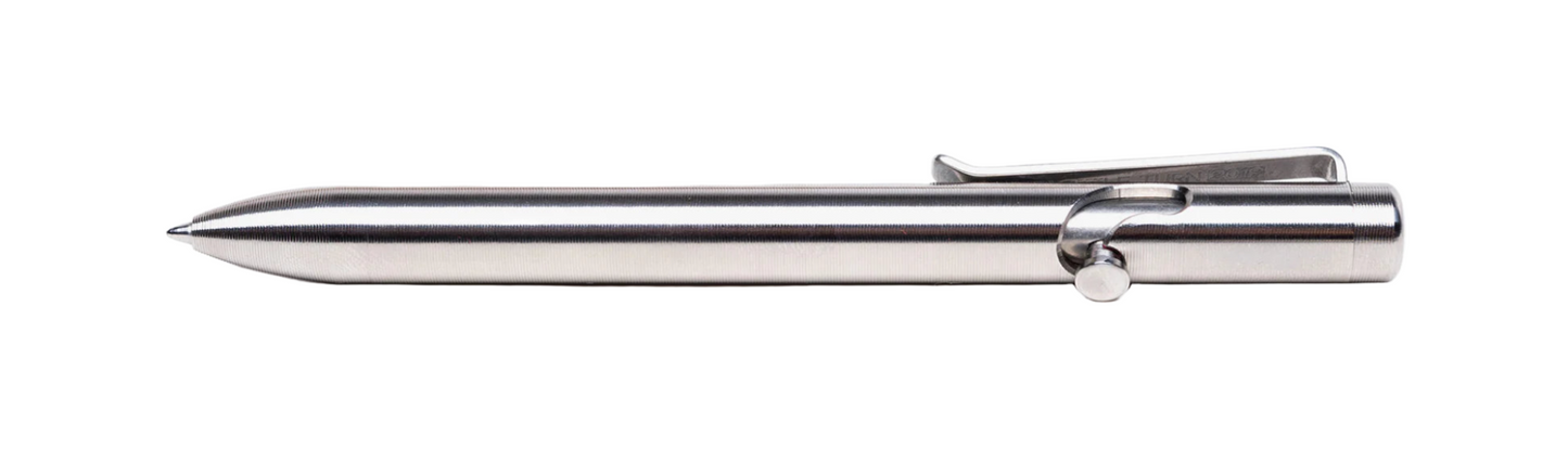 Tactile Turn Short Bolt Action Pen - Titanium