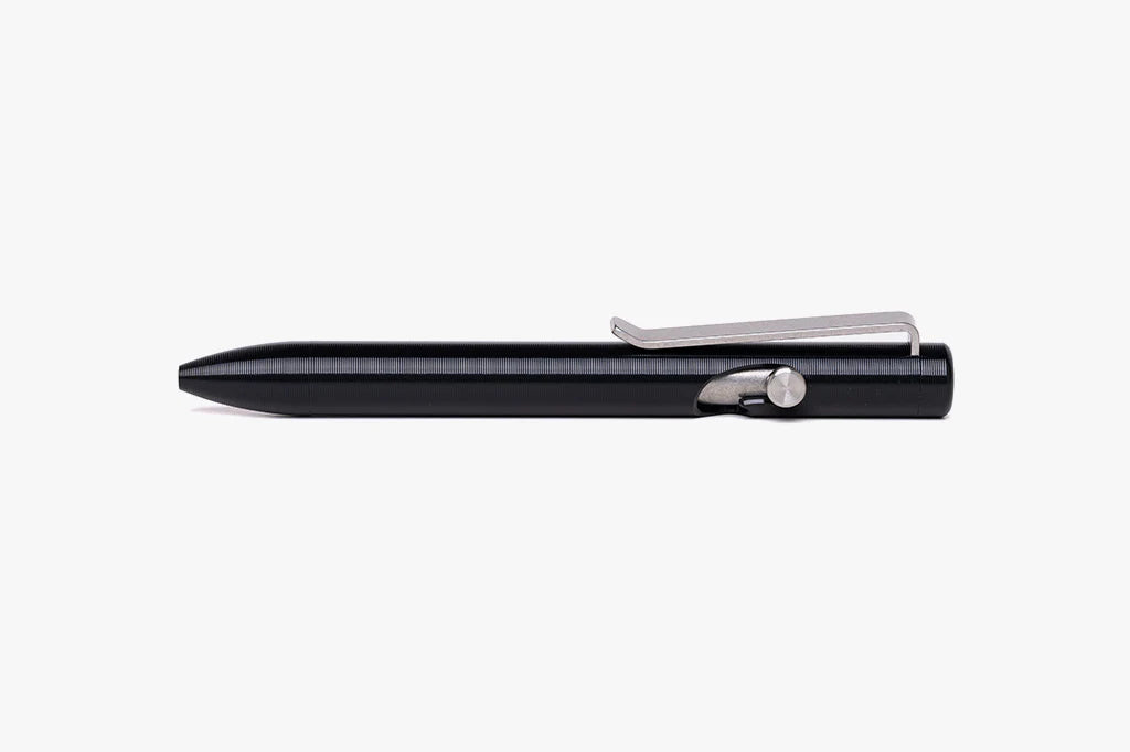 Tactile Turn Mini Aluminum Bolt Action Pen - Black