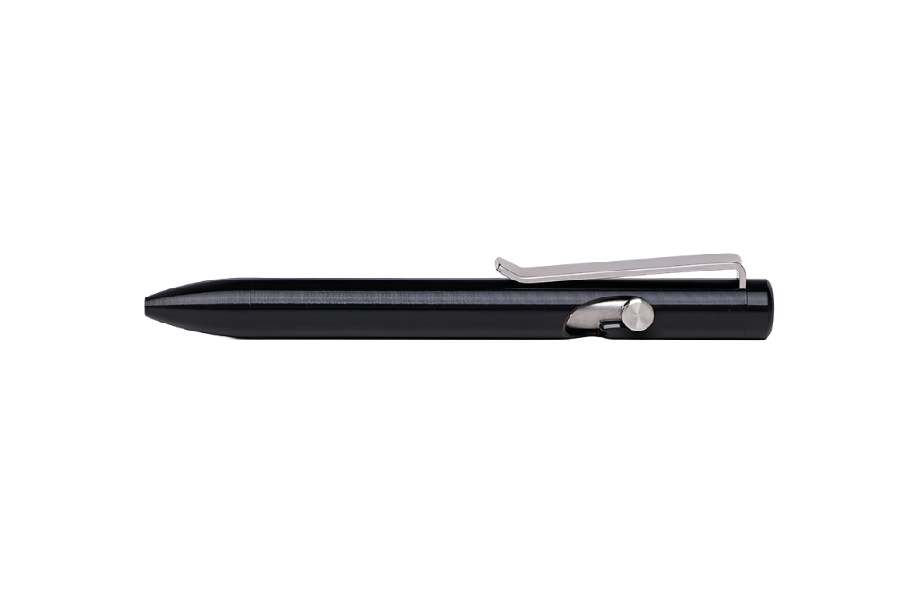 Tactile Turn Mini Aluminum Bolt Action Pen - Black