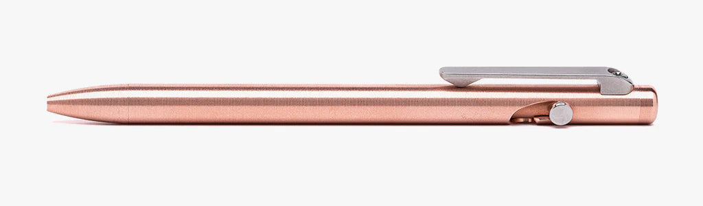 Tactile Turn Standard Slim Bolt Action Pen - Copper