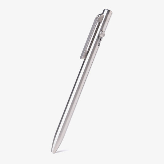 Tactile Turn Standard Slim Bolt Action Pen - Titanium