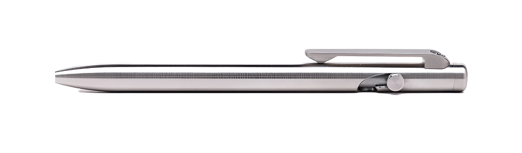 Tactile Turn Short Slim Bolt Action Pen - Titanium
