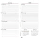 Scully 2025 1008A Pocket Weekly Refill (3.25" x 6" - Sewnbound)