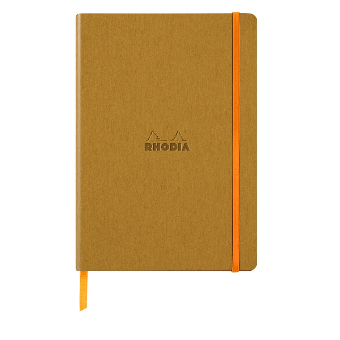 Rhodia Rhodiarama A5 Soft Webnotebook - Gold (Dot Grid)
