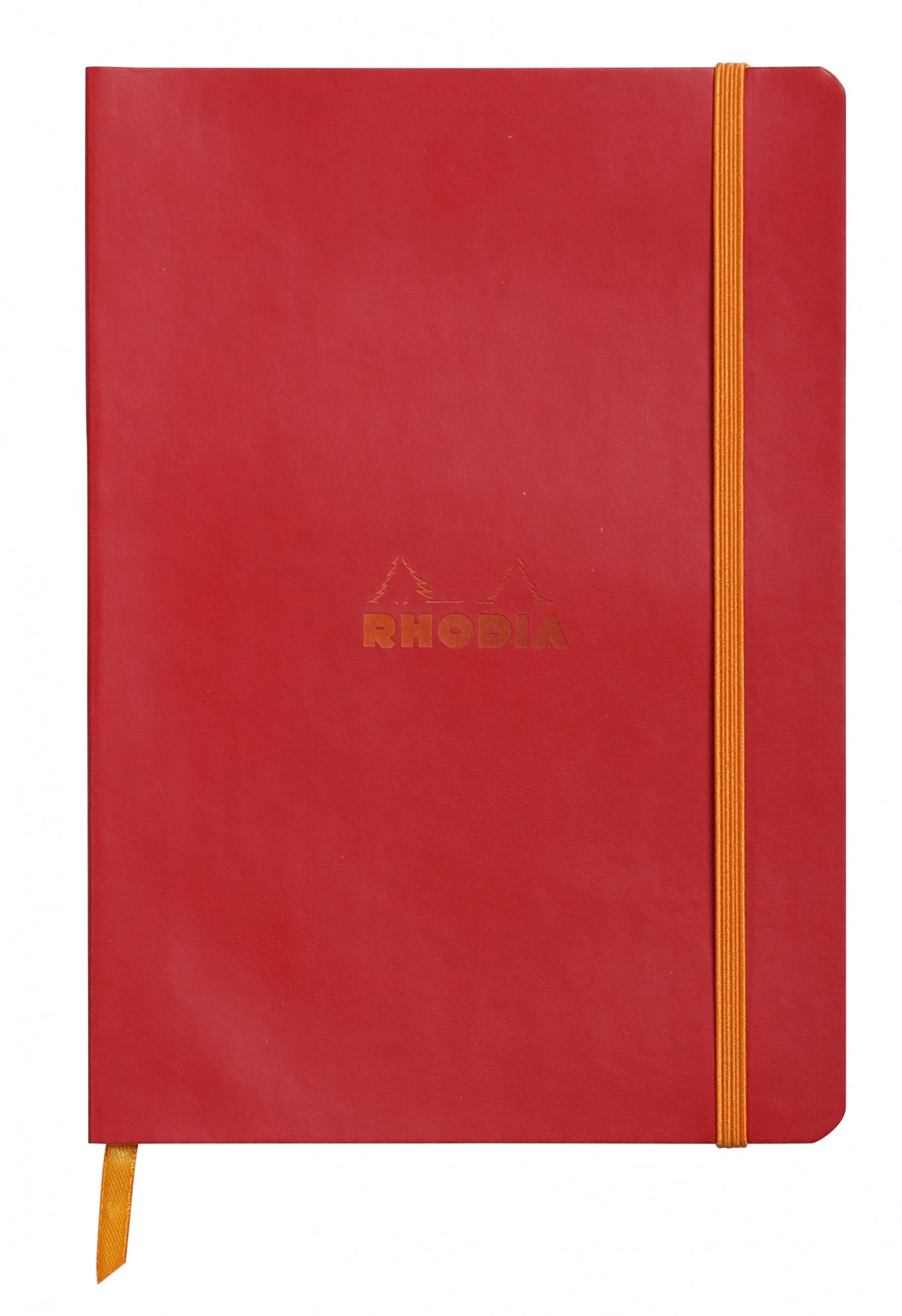 Rhodia Rhodiarama Softcover A5 Lined Notebook - Poppy