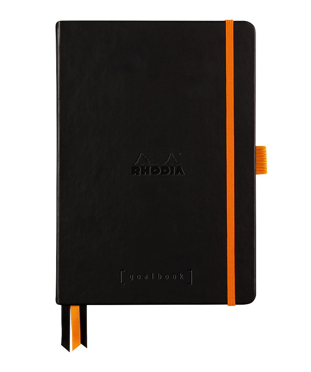 Rhodia Goal Book A5 Hardcover - Silver with Ivory Paper (Dotted)