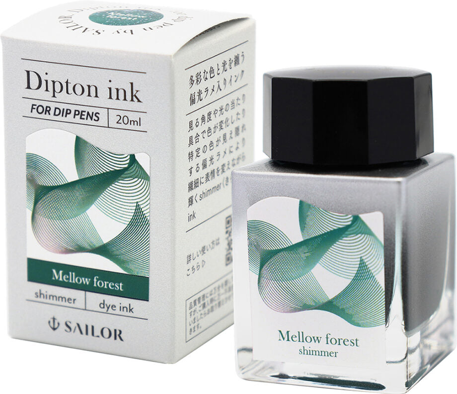 Sailor Compass Dipton - Mellow Forest (20ml) Bottled Ink