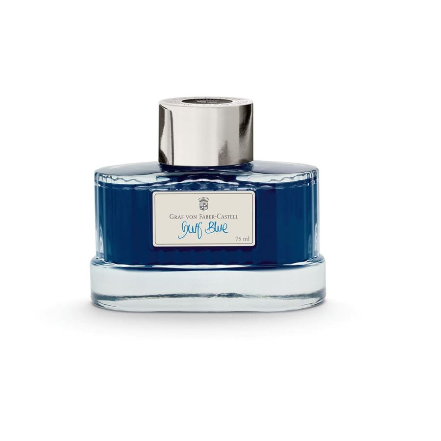 Graf Von Faber-Castell Gulf Blue Bottled Ink (75ml)