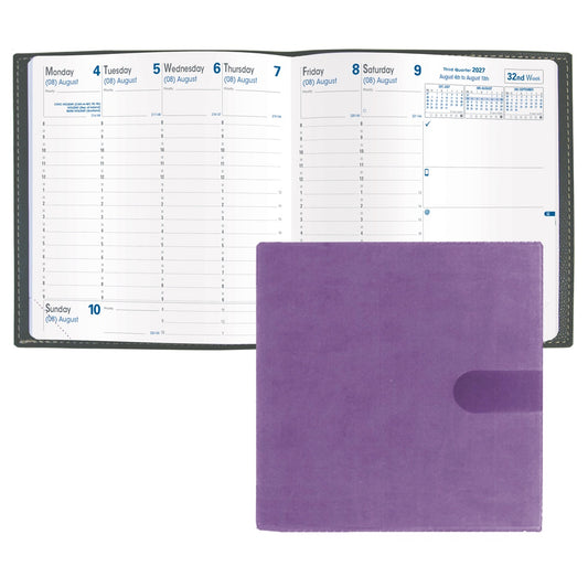 Quo Vadis 2027 Executive Weekly Planner - Texas Violet