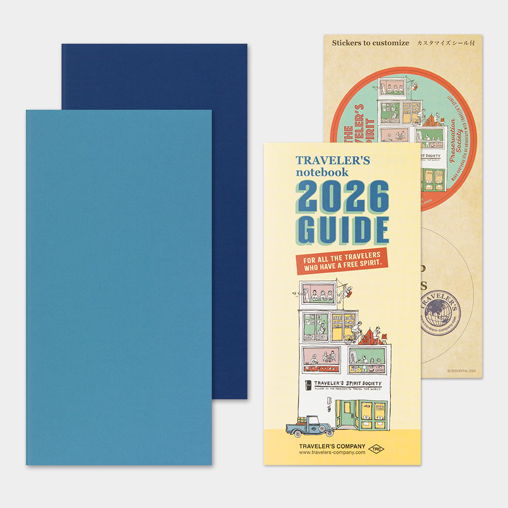 TRAVELER'S 2026 Regular Size Diary Insert - Weekly + Memo