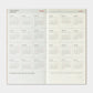 TRAVELER'S 2026 Regular Size Diary Insert - Weekly + Memo