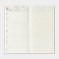 TRAVELER'S 2026 Regular Size Diary Insert - Weekly + Memo