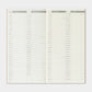 TRAVELER'S 2026 Regular Size Diary Insert - Weekly Vertical
