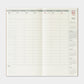 TRAVELER'S 2026 Regular Size Diary Insert - Weekly Vertical