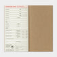 TRAVELER'S 2026 Regular Size Diary Insert - Weekly Vertical