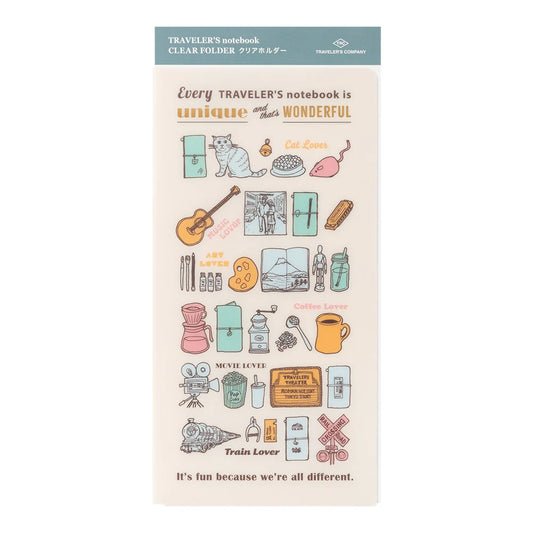 TRAVELER'S 2027 Clear Folder - Regular Diary Size