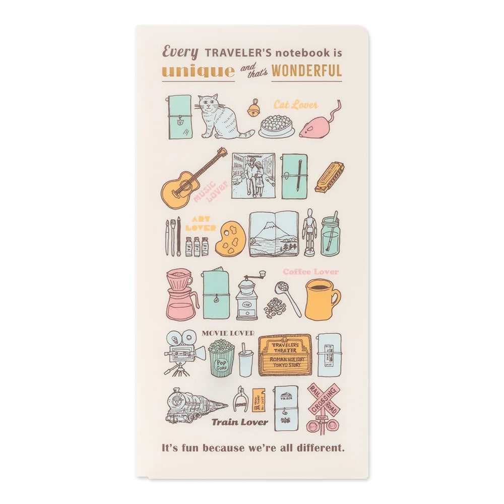 TRAVELER'S 2027 Clear Folder - Regular Diary Size