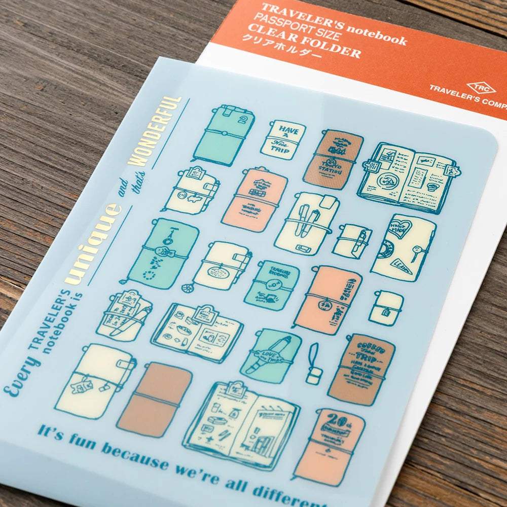 TRAVELER'S 2027 Clear Folder - Passport Diary Size