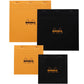 Rhodia #148 Le Carre Square Top Staplebound Graph Notepad (5 3/4 X 5 3/4) - Orange