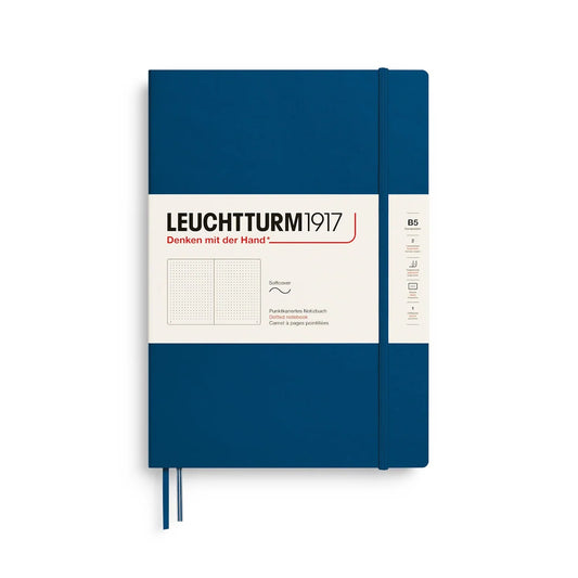 Leuchtturm1917 Composition B5 Softcover Dotted Notebook - Indigo