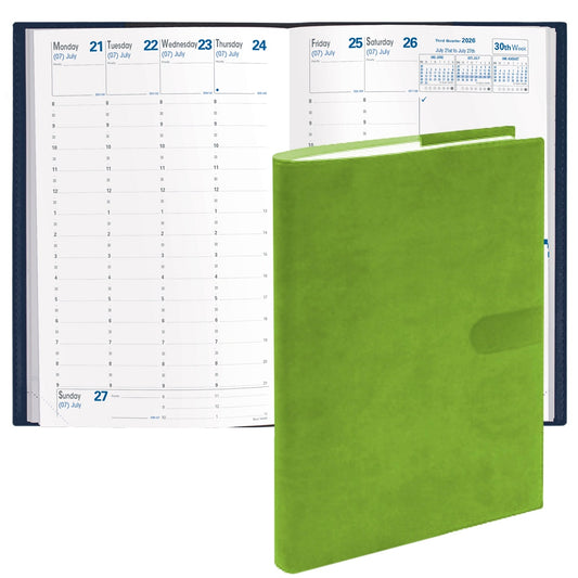 Quo Vadis 2026 Minister Weekly Planner - Texas Bamboo Green