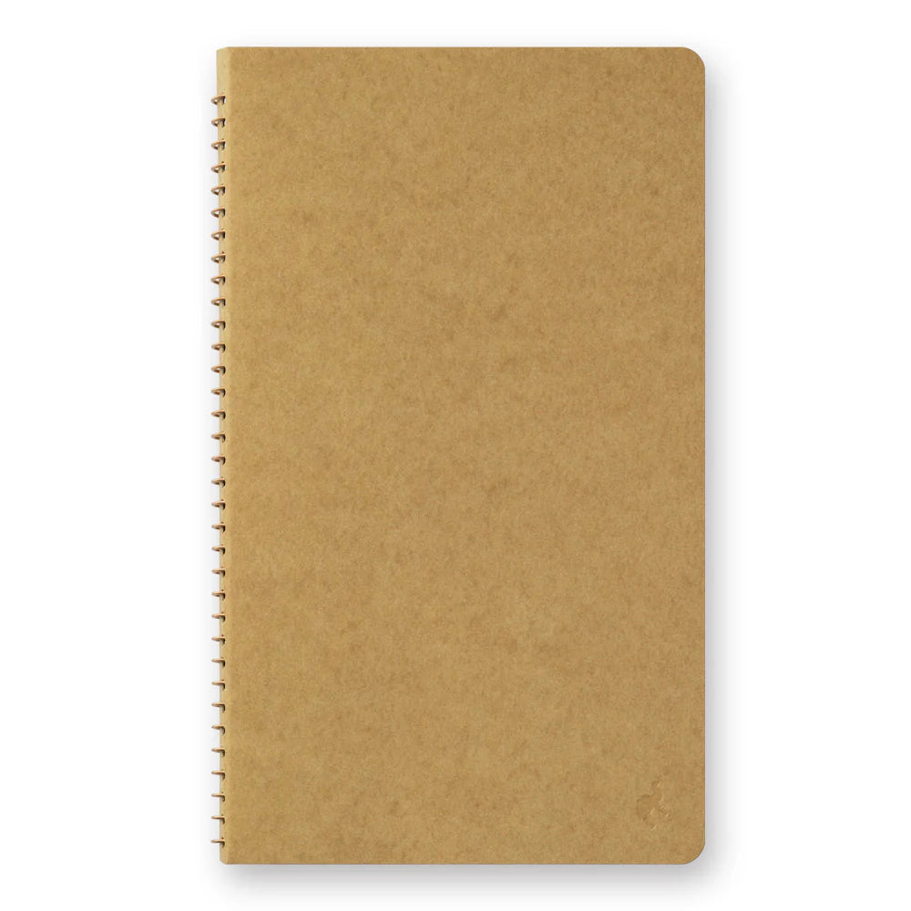 Traveler's Company Spiral Ring Notebook - Blank DW Kraft Paper (A5 Slim)