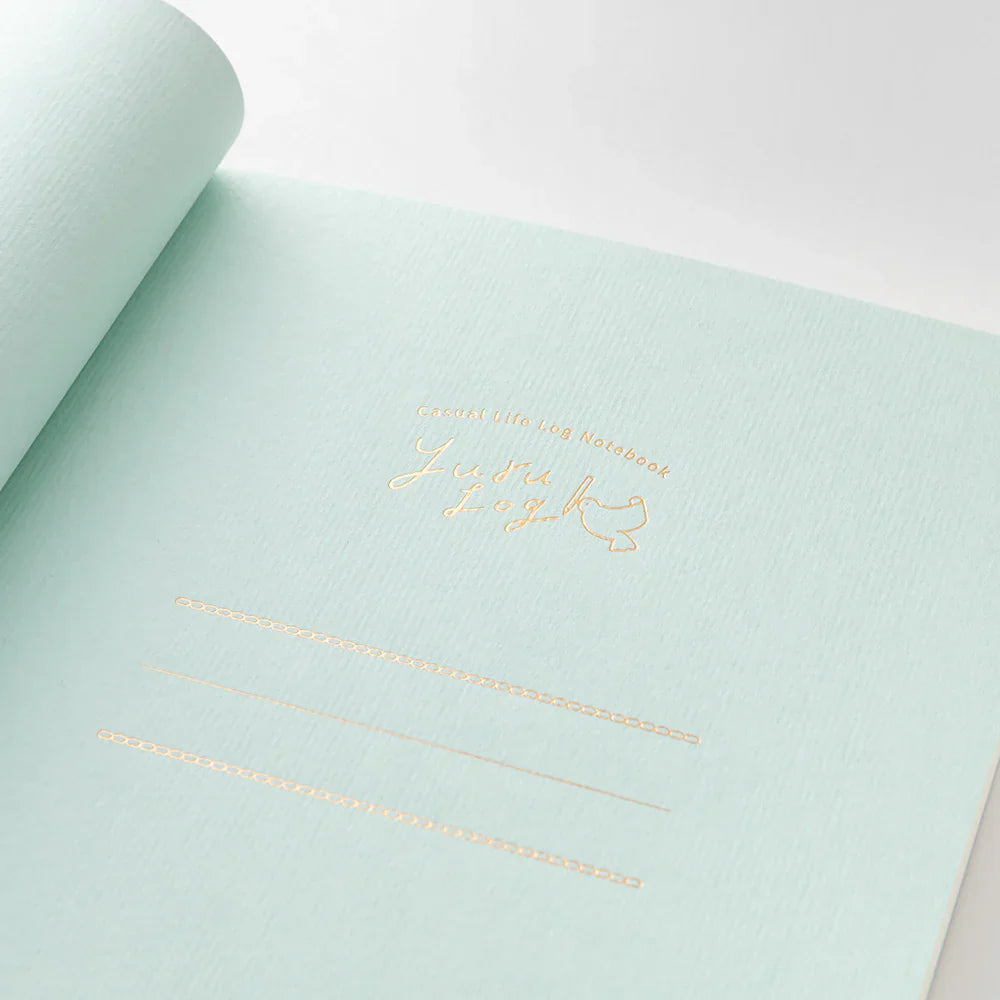 Midori B6 Yuru Log Notebook - Free Monthly Diary (MD Thick)