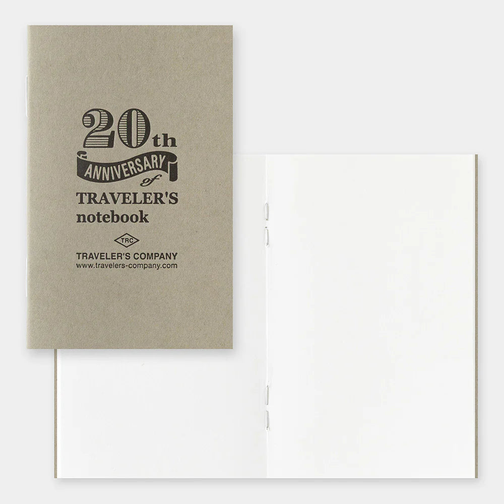 TRAVELER'S Notebook 20th Anniversary Card Size Starter Kit - Black