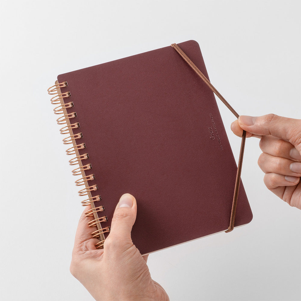 Midori Grain B6 Notebook - Red