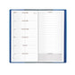Quo Vadis 2026 Space 17 Weekly Pocket Planner - Texas Blue