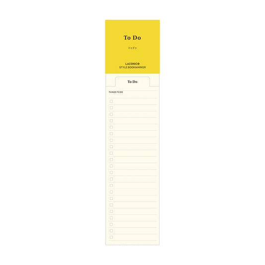 Laconic Style Bookmarker - To Do List