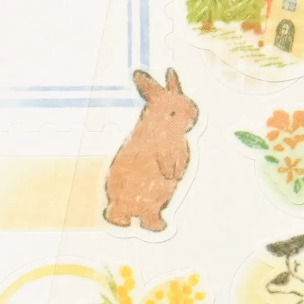 NB Deco Time Stickers - Rabbit (2 Sheets)