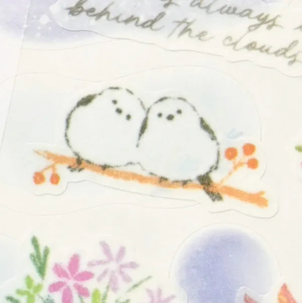 NB Deco Time Stickers - Long-Tailed Tit (2 Sheets)