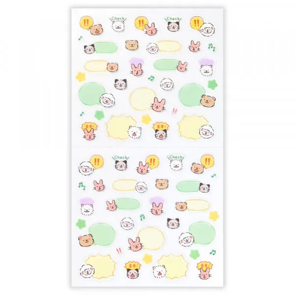 NB Planner Stickers - Chatty Animals: Animals