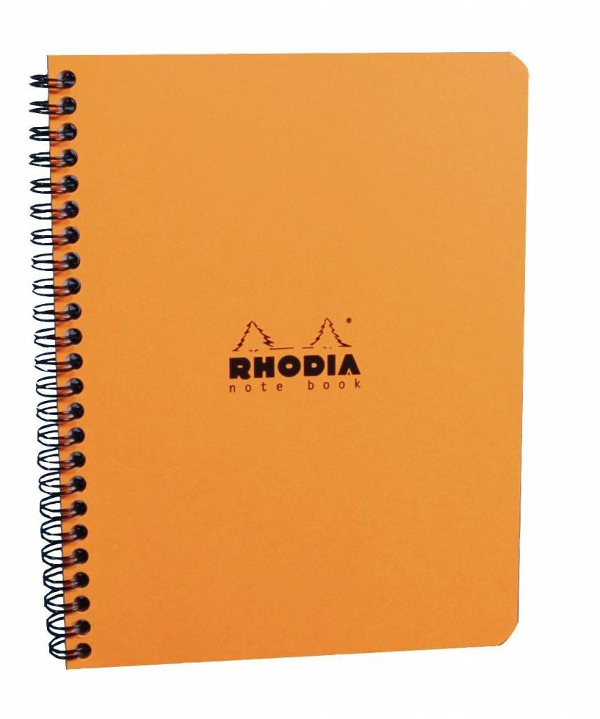 Rhodia #19 Wirebound A4+ Graph Notebook - Orange