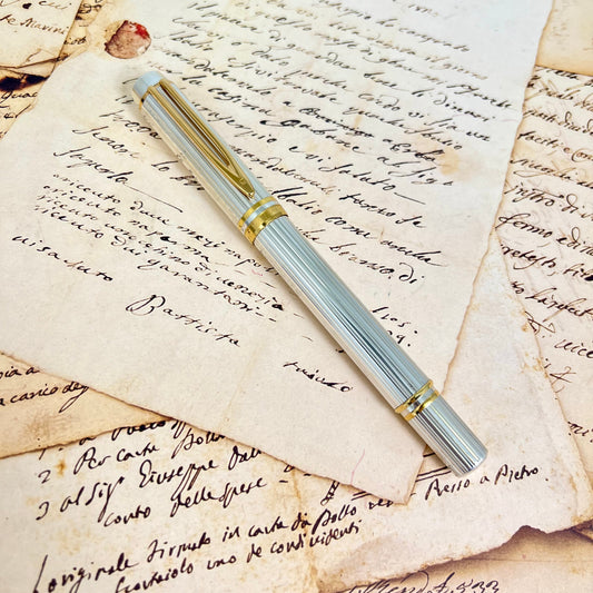 Pre-Owned Waterman Leman Sterling Silver Fountain Pen 18K B